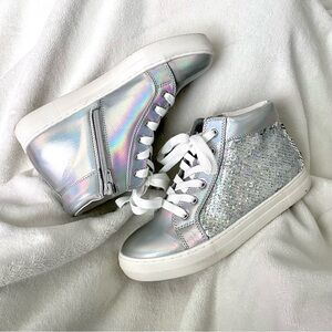 Cat & Jack Sequin High-Top Sneakers